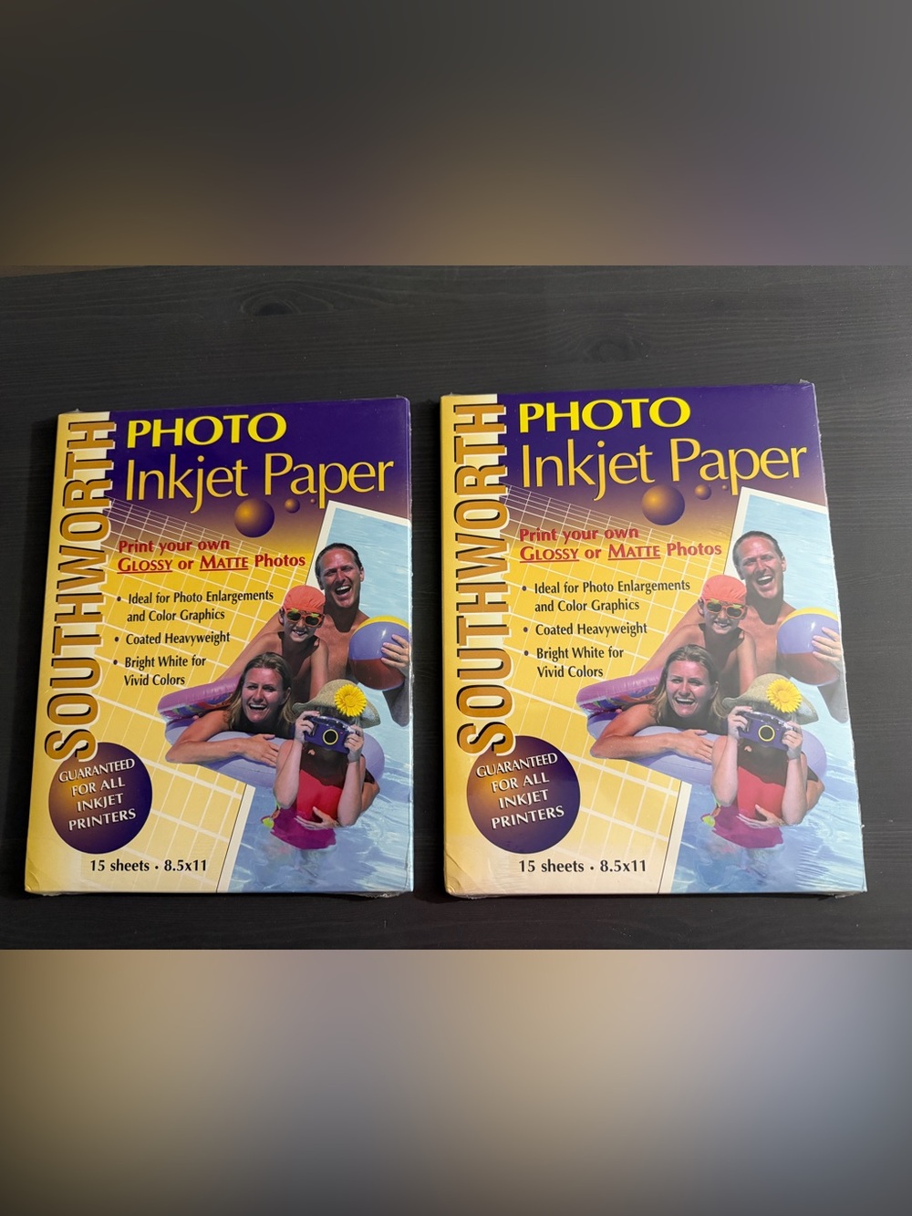 Southworth Two-Sided Glossy/Matte Photo Inkjet Paper 15 Sheets W31PC NIP
